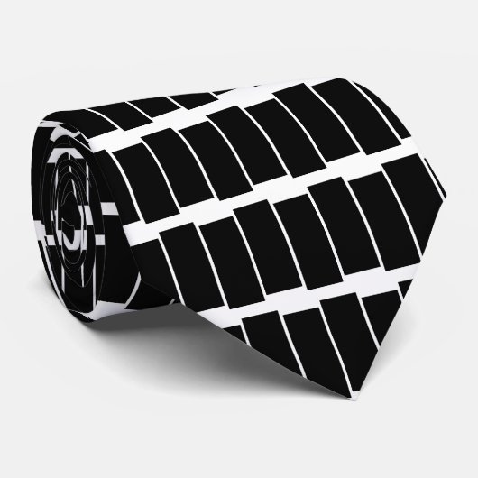 Cravate de drapeau noir (Roulé)