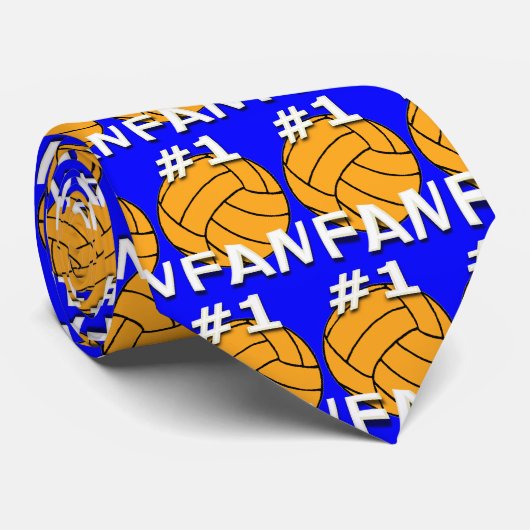 Cravate de fan de polo d'eau #1 (Roulé)