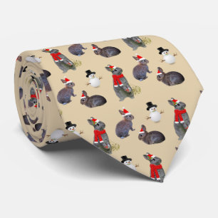 Cravate de fête des kits de Noël (or)