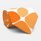 Cravate de fête orange (Roulé)