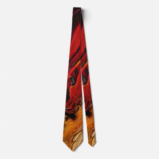 Cravate de feu d'or (Devant)