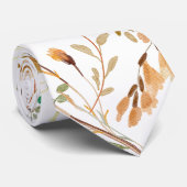 Cravate de feuillage séché aquarelle (Roulé)