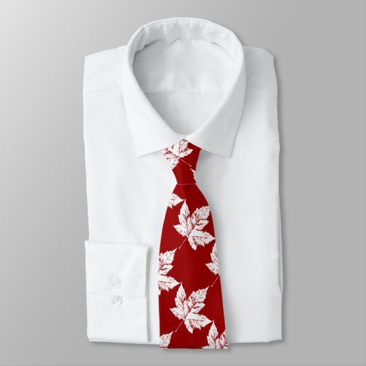 Cravate de feuille d'érable du Canada de cool de (Attaché)
