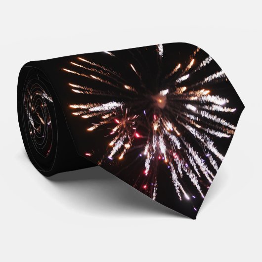 Cravate de feux d'artifice (Roulé)