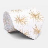 Cravate de feux d'artifice d'or (Roulé)