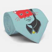 Cravate de ficelle de cheveux de Meow de Président (Roulé)