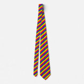Cravate de fierté d'arc-en-ciel - checkered (Dos)