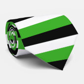 Cravate de fierté de Neutrois - rayures larges (Roulé)