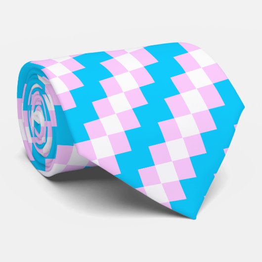 Cravate de fierté de transport - checkered (Roulé)