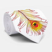 Cravate de flamme de plume de paon (Roulé)