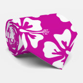 Cravate de fleurs Aloha pour mariage tropical plag (Roulé)