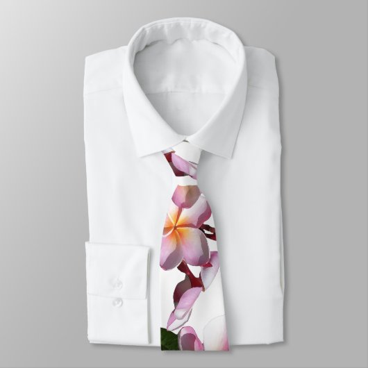 Cravate de fleurs de Plumeria (Attaché)