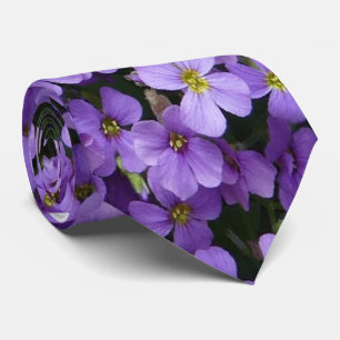 Cravate DE FLEURS PURPLE