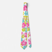 Cravate de fleurs tropicales de PixDezines Aloha H (Devant)