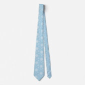 Cravate de flocons de neige pour hommes (Devant)