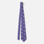 Cravate de flocons de neige pour hommes (Dos)