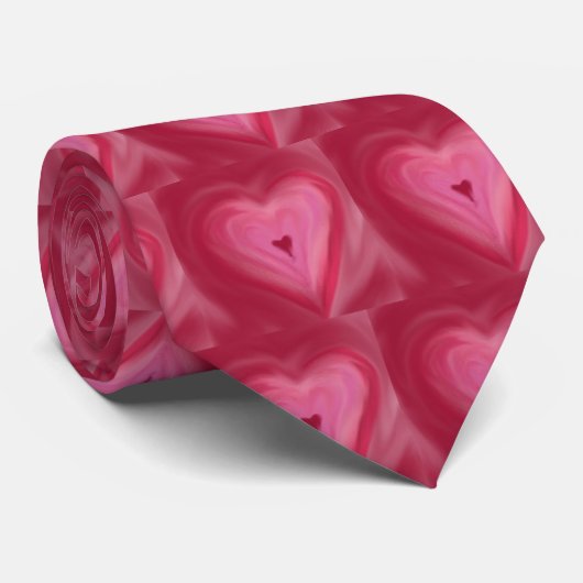 Cravate de fonte de coeurs (Roulé)