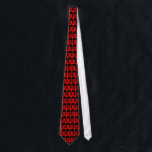 Cravate de fourchette de diables noirs et rouges<br><div class="desc">Cravate de fourchette de diables noirs et rouges. Conception accessoire de costume d'amusement pour la partie de Halloween. Démon mauvais/symbole satan.</div>