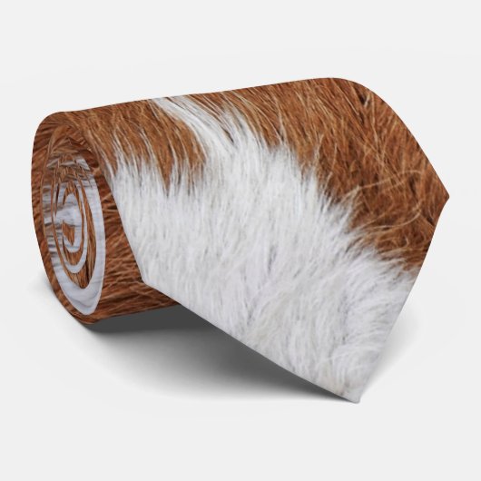 Cravate de fourrure de vache (Roulé)