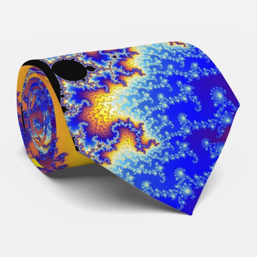 Cravate de fractale de Mandelbrot (Roulé)