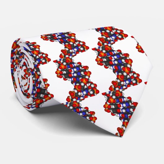 Cravate de fragment d'ADN (Roulé)