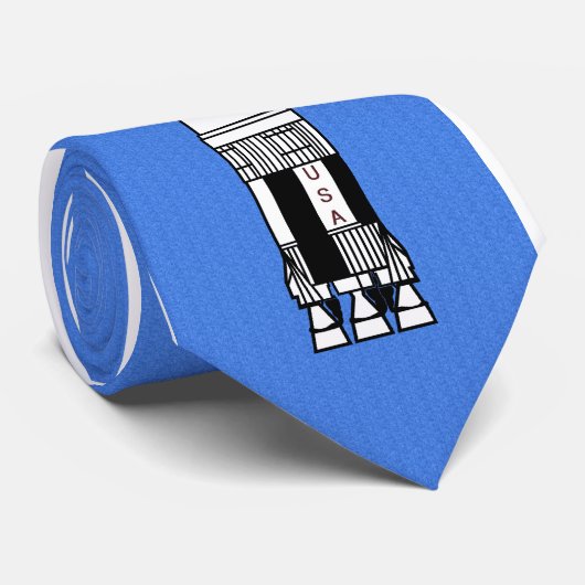 Cravate de fusée Saturn v (Roulé)