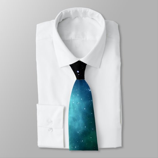 Cravate de galaxie spatiale étoilée (Attaché)