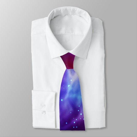 Cravate de galaxies d'espace lointain (Attaché)