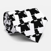 Cravate de garçon d'honneur de gamer de monsieur (Roulé)