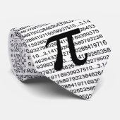 Cravate de Geek de mathématiques Pi 3.14 personnal (Roulé)