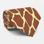 Cravate de girafe pour l'homme sauvage ! (Roulé)