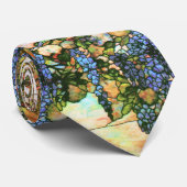 Cravate de glycines en verre souillé de Tiffany (Roulé)