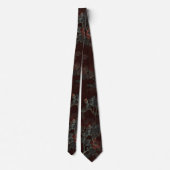 Cravate de Goth Rose foncé (Dos)