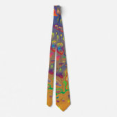 Cravate de gouttes d'eau de prisme arc-en-ciel (Dos)