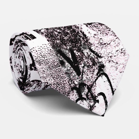 Cravate de graffiti urbain (Roulé)