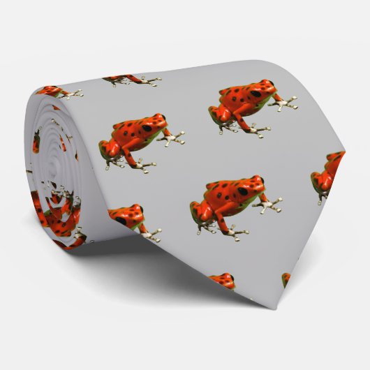 Cravate de grenouille à tarte rouge (Roulé)