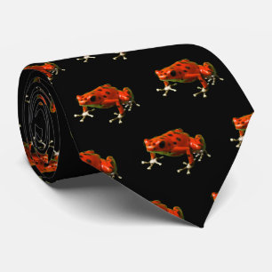 Cravate de grenouille à tarte rouge