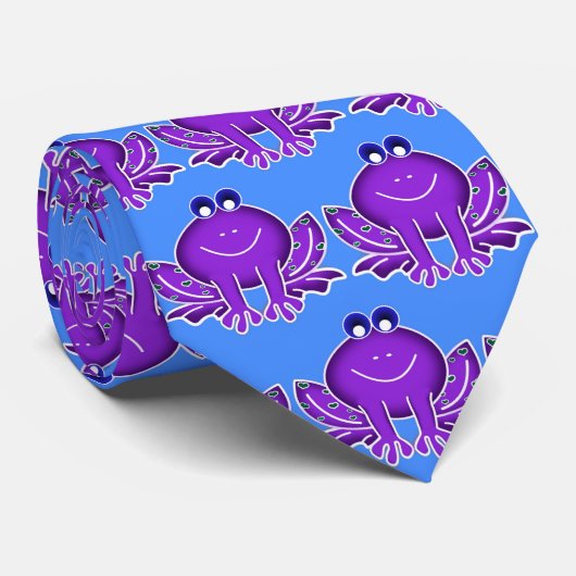 cravate de grenouille blanche (Roulé)