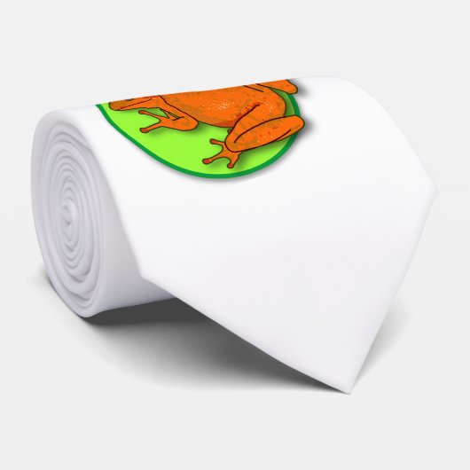 Cravate de grenouille orange (Roulé)