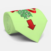 Cravate de gui de Noël (Roulé)
