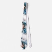 Cravate de guitare de l'aquarelle des hommes (Devant)