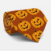 Cravate de Halloween de citrouille (Roulé)