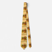 Cravate de hamburger jaune (Devant)