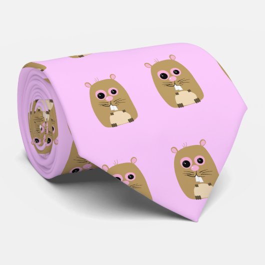 Cravate de Hamster de dessin (Roulé)