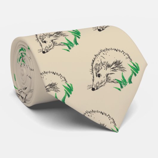 Cravate de hérisson mignonne (Roulé)