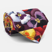 cravate de jardin fleuri "Pansy 2" (Roulé)