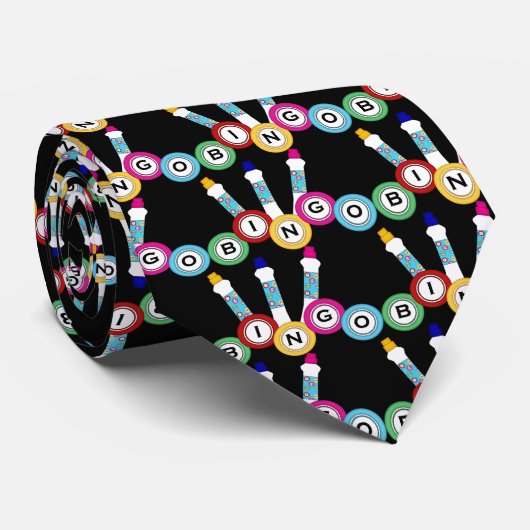 Cravate de jeu d'amusement de bingo-test (Roulé)