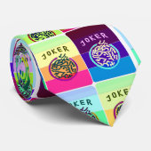 Cravate de joker colorée par Jongg (Roulé)