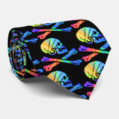 Cravate de jolly roger de disco (Roulé)