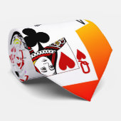 Cravate de joueur de carte !  Appel ! (Roulé)